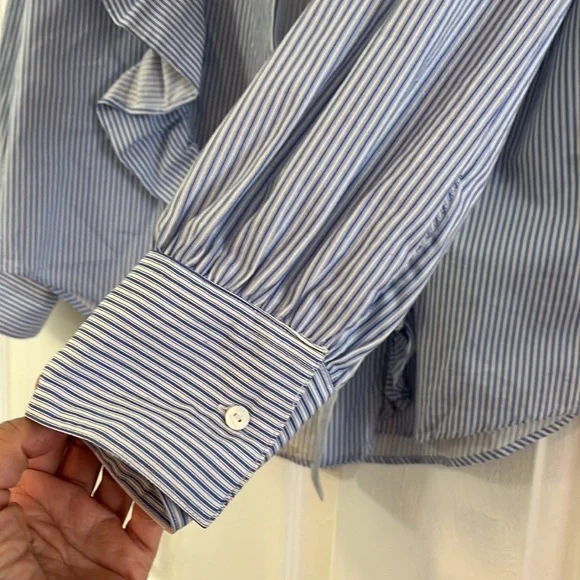 Zara Ruffel button down - Picture 5 of 6